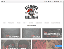 Tablet Screenshot of bigdawgshirtshack.com